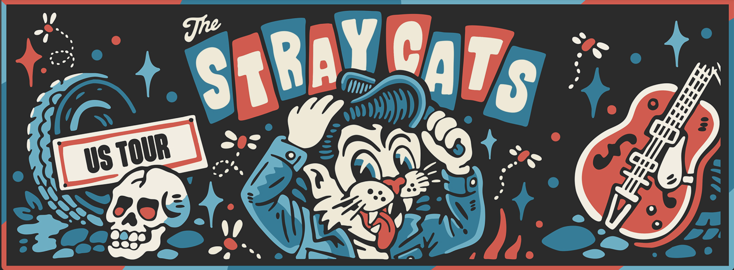 Opening dates with The Stray Cats in July/August 