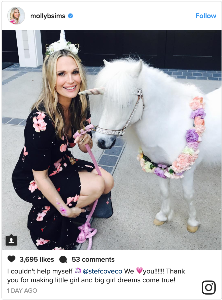 Uni at Super Model Molly Sim's 3 Yr Old's Bday Party!