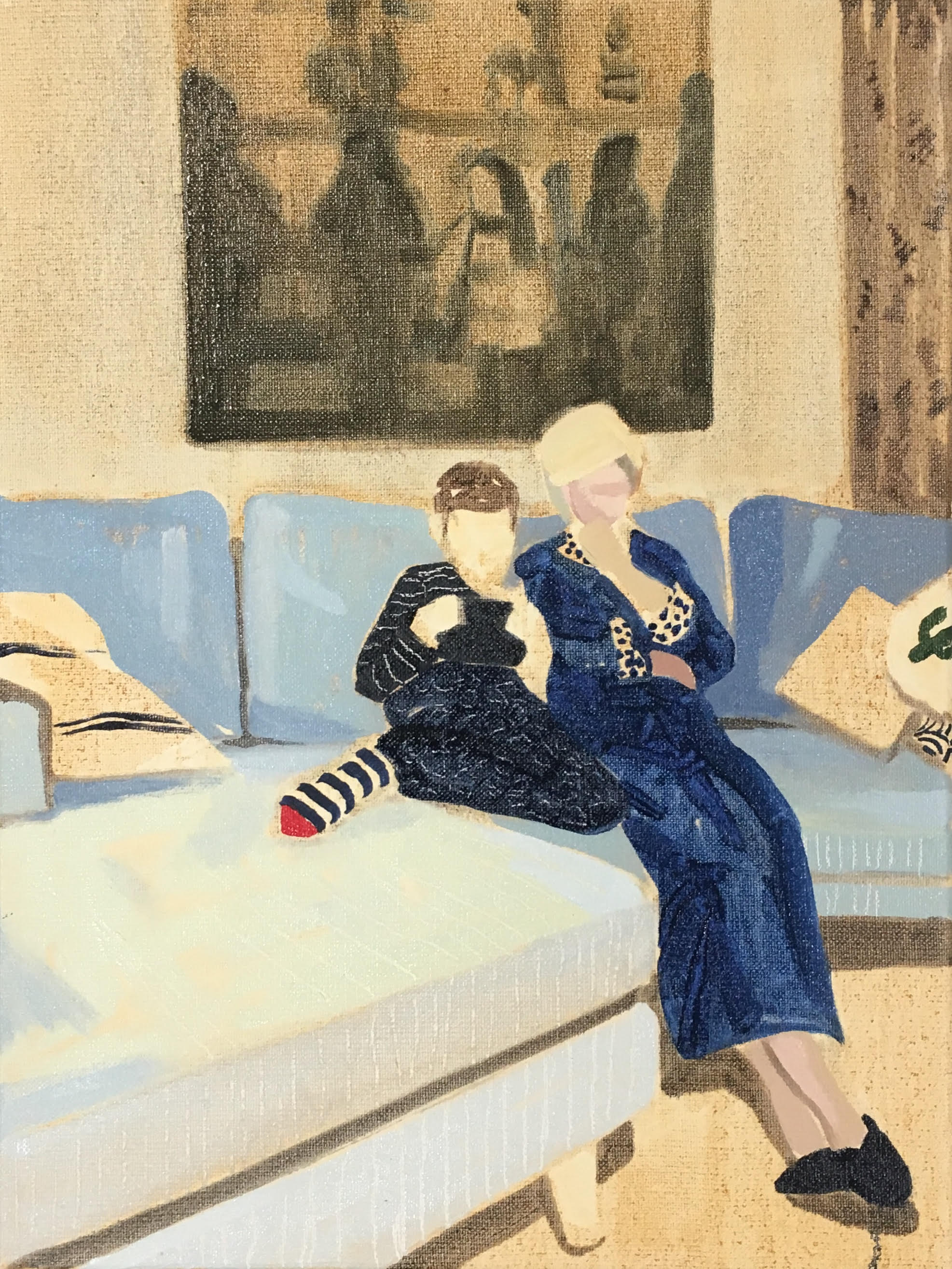 The Evening V, oil on canvas, 40 x 30 cm, 2019 (In Private Collection)