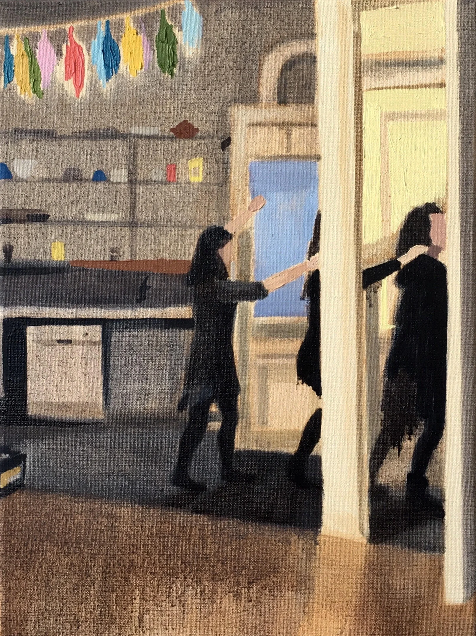 Having Fun, oil on canvas, 40 x 30 cm, 2019 (In Private Collection)