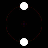Binary system of two equal mass stars. (figure 2)By User:Zhatt (Own work) [Public domain], via Wikimedia Commons