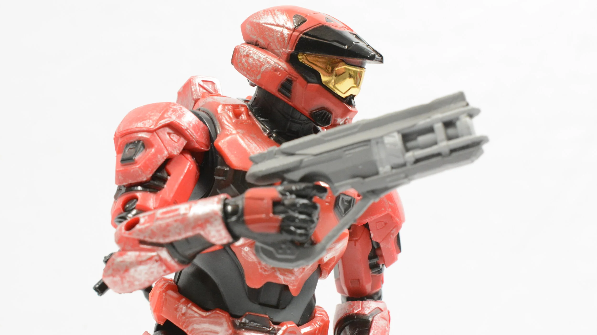 Halo The Spartan Collection Spartan Mark VII (Red) Figure Review | Jazwares Halo