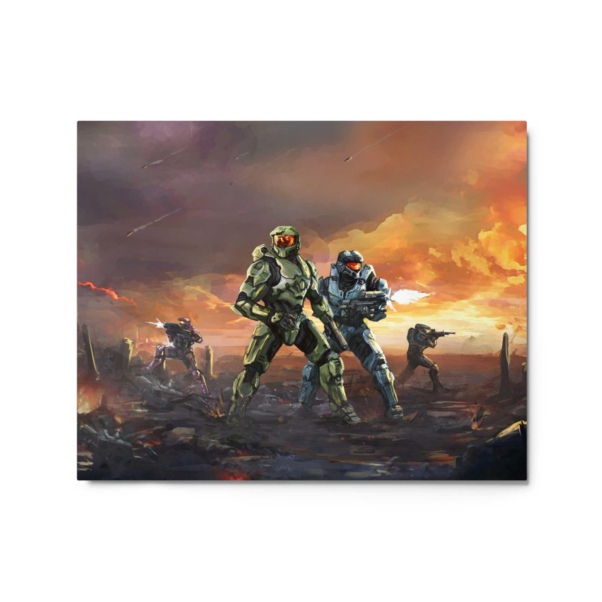 Battle of New Mohács Metal Print