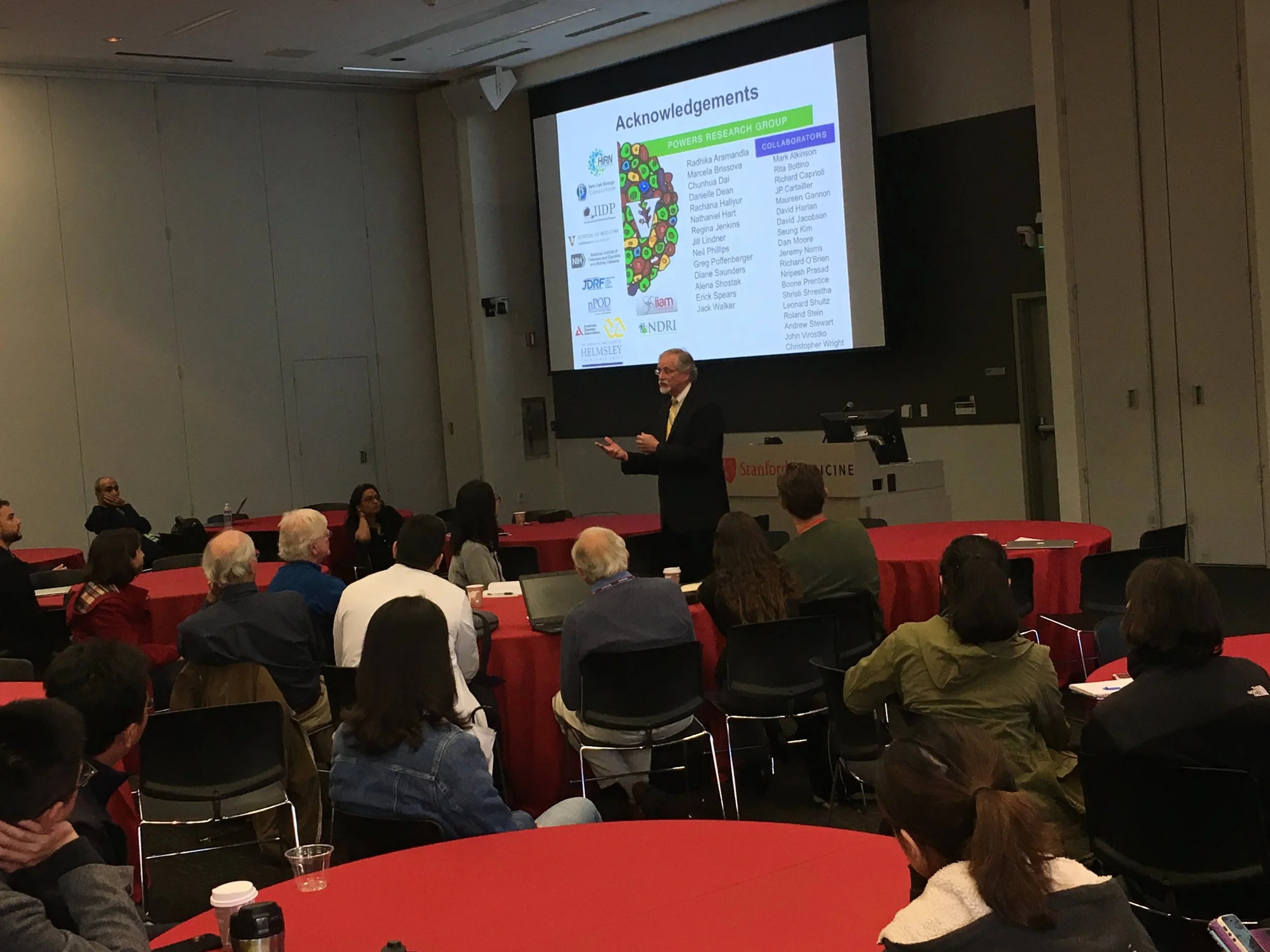 The 2017 Stanford Diabetes Research Forum was held on November 29th at the Berg Hall in Li Ka Shing Center. The agenda for this full-day event, featured presentations from 2016 and 2017 Pilot and Feasibility awardees and the four Diabetes core facil…