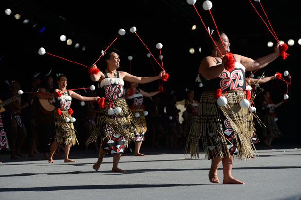 Te Kotahitanga performing at 2013 Te Matatini National Kapa Haka Championships