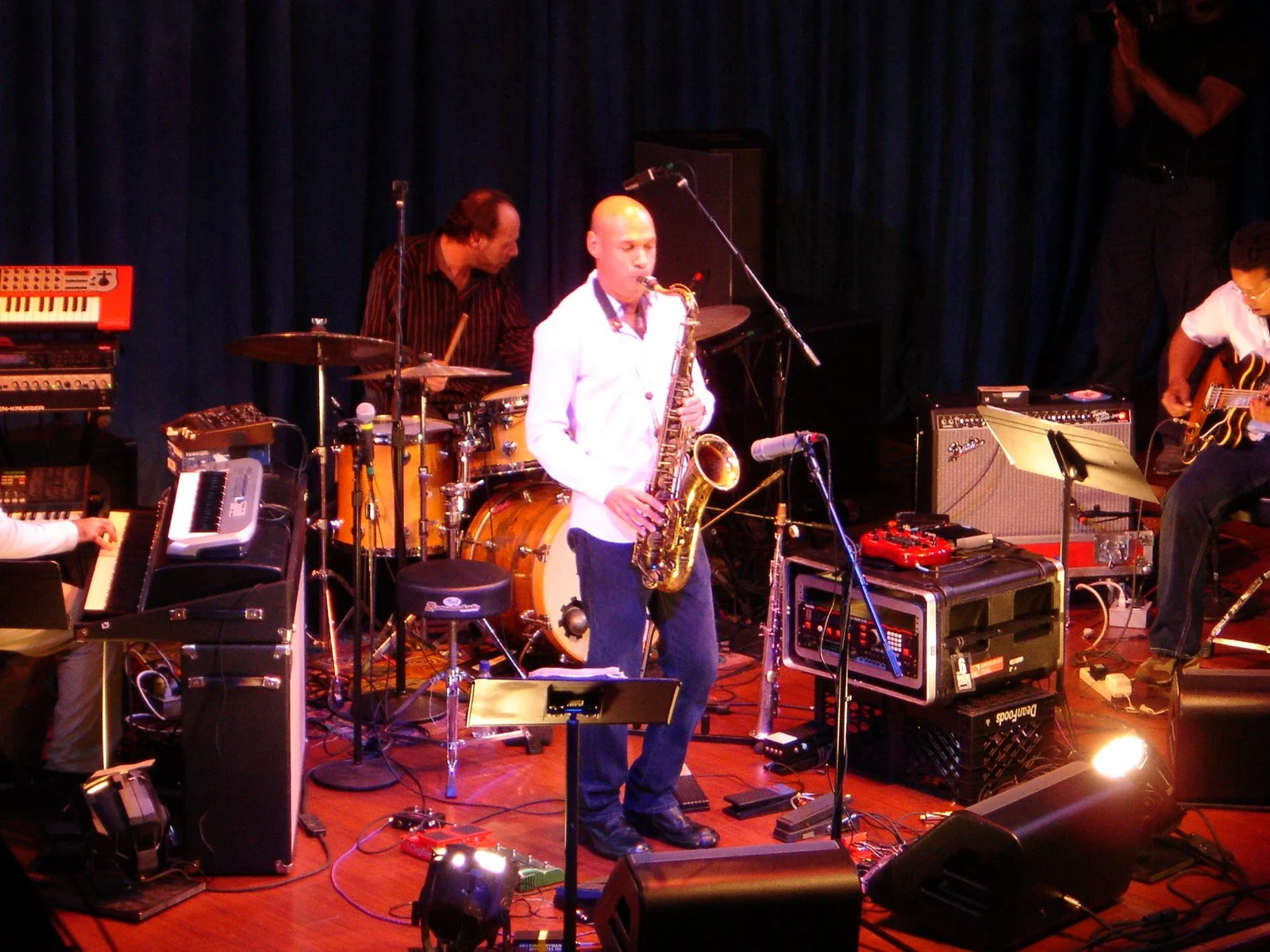 Captured local concerts like jazzman JOSHUA REDMAN