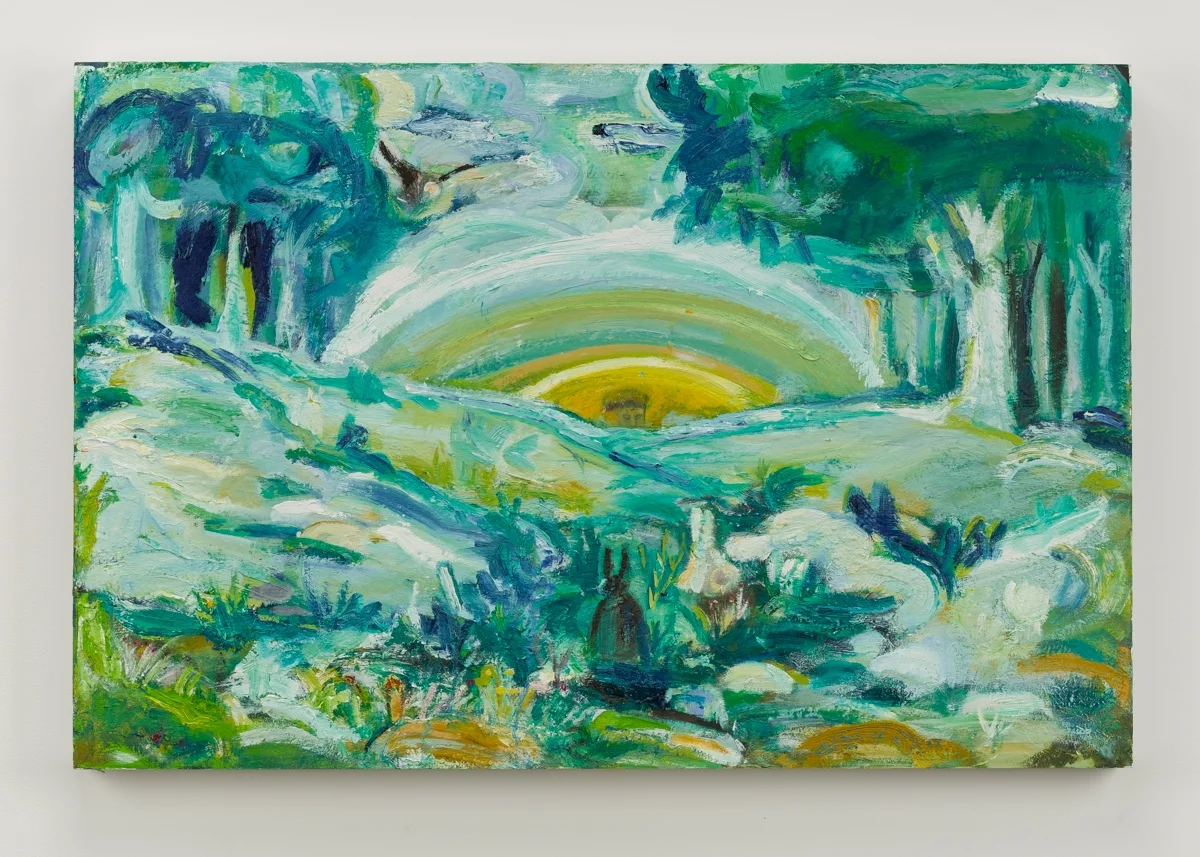 Misty Morning, 36"x24", oil on board
