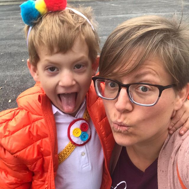 The many faces of Mary &amp; #babydukebrown .

We had a blast today at the @acpublib Halloween Parade.