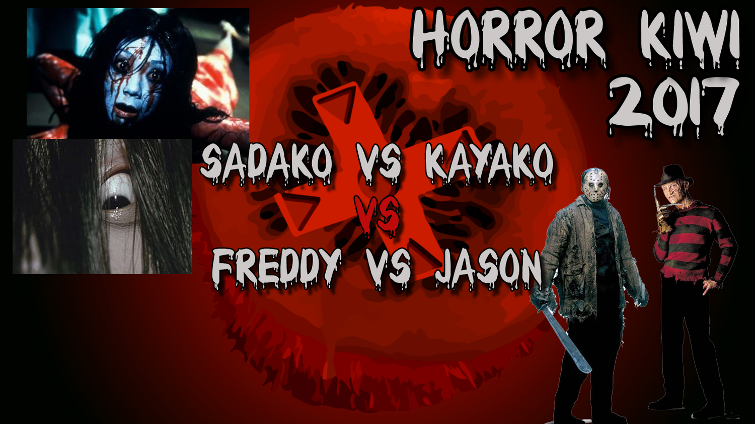 Majide Presents - Horror Kiwi 2017: Sadako vs Kayako vs Freddy vs Jason
