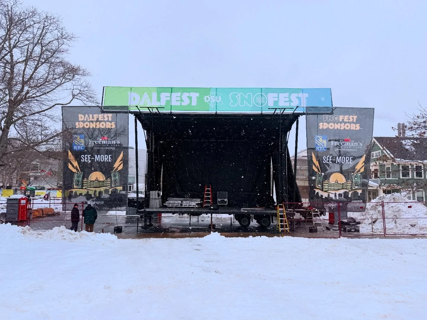 Our Stageline SL260 is placed for tomorrow&rsquo;s show with @dalstudentunion in Halifax!