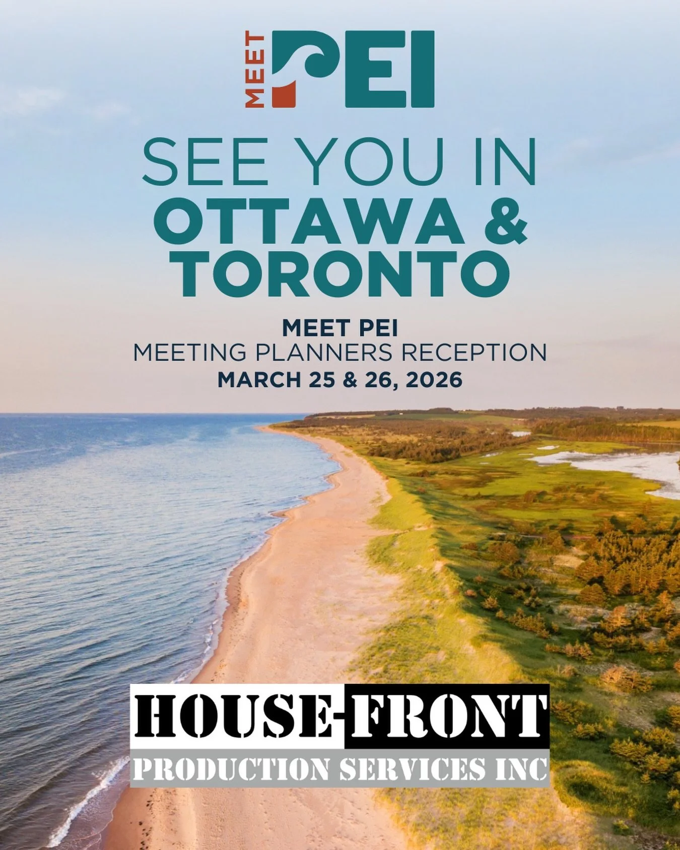 On the road again! We&rsquo;re looking forward to meeting planners and organizers in Ontario this week along with our Island team from Meet PEI. 

Whether you&rsquo;ve already planned a stop in PEI, or are looking for an AV partner to travel with you