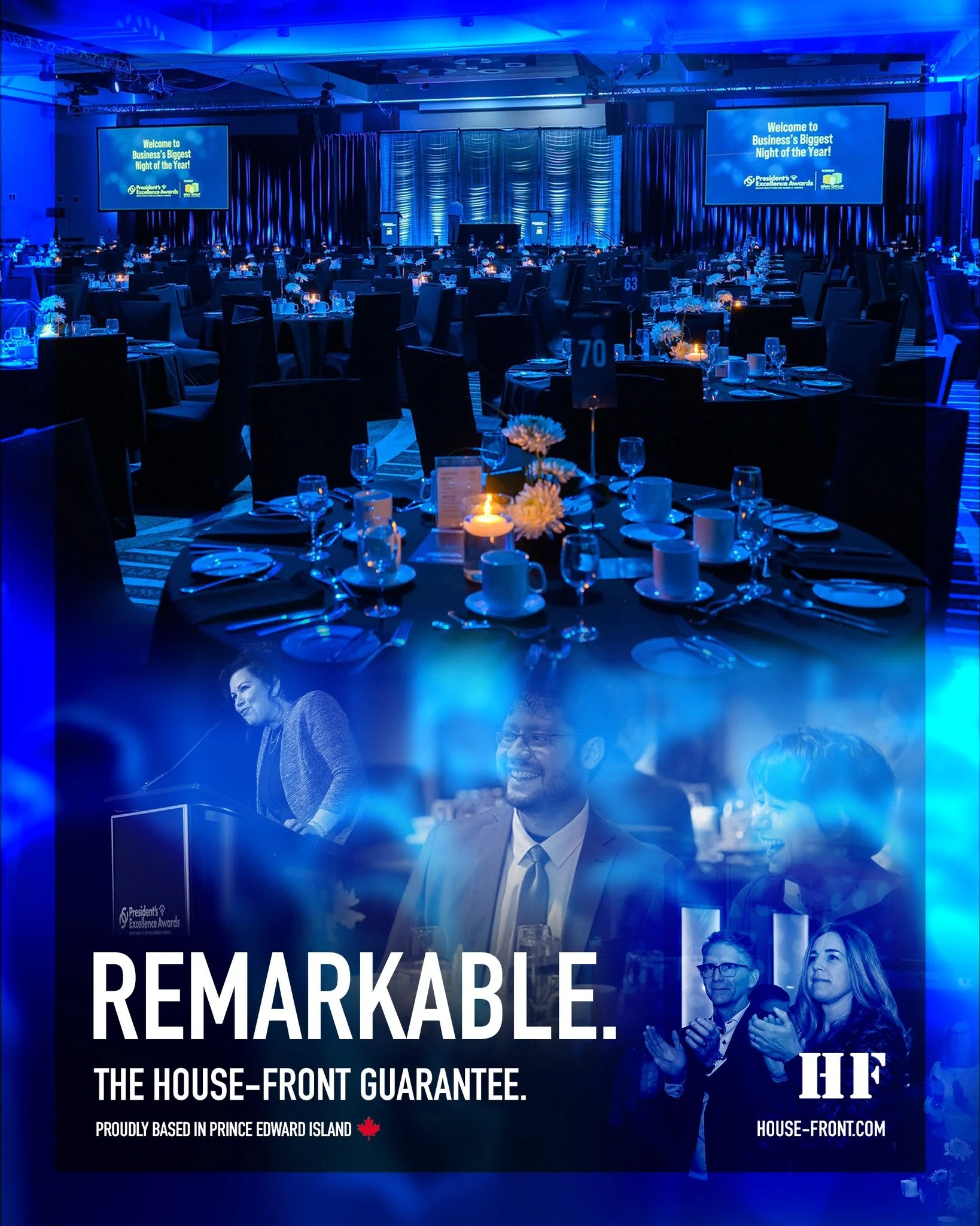 From meetings to galas, our creative and experienced staff will bring your vision to life. Have an event this year? It's not too late to add House-Front to your team!