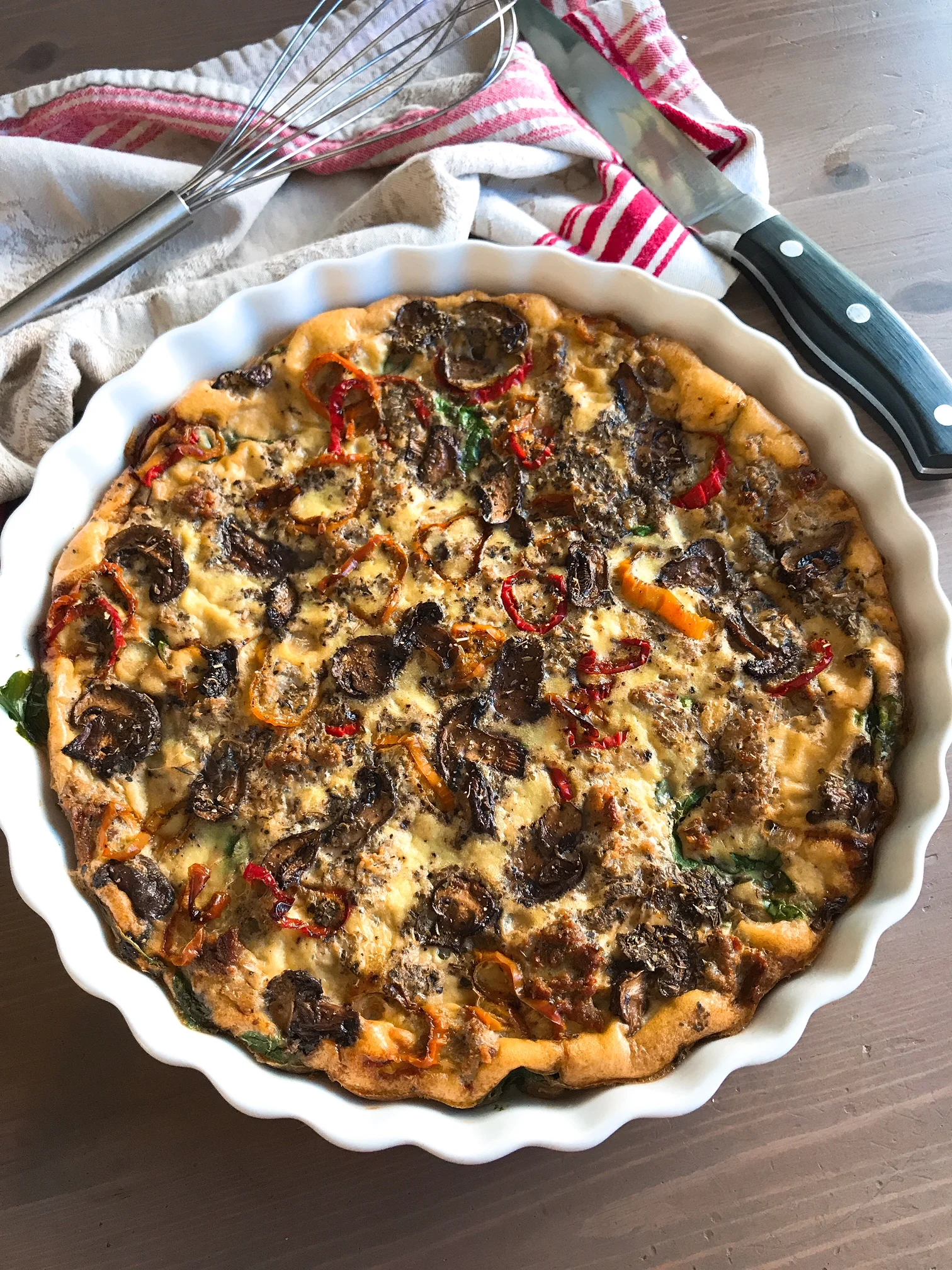 Sausage and Pepper Frittata