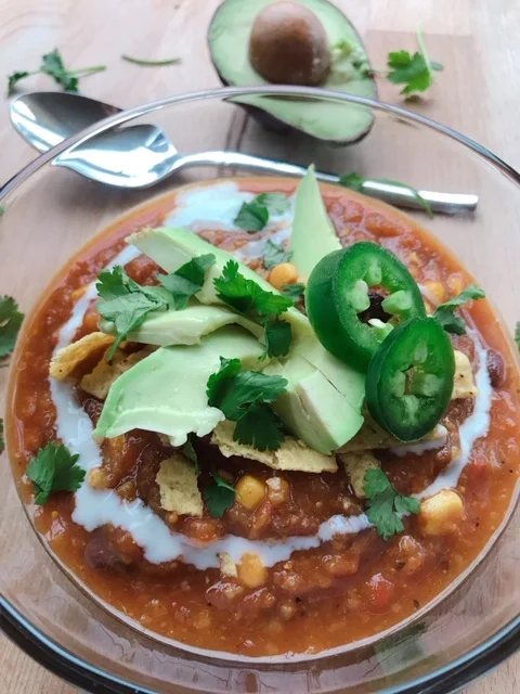 Vegan Tortilla Soup