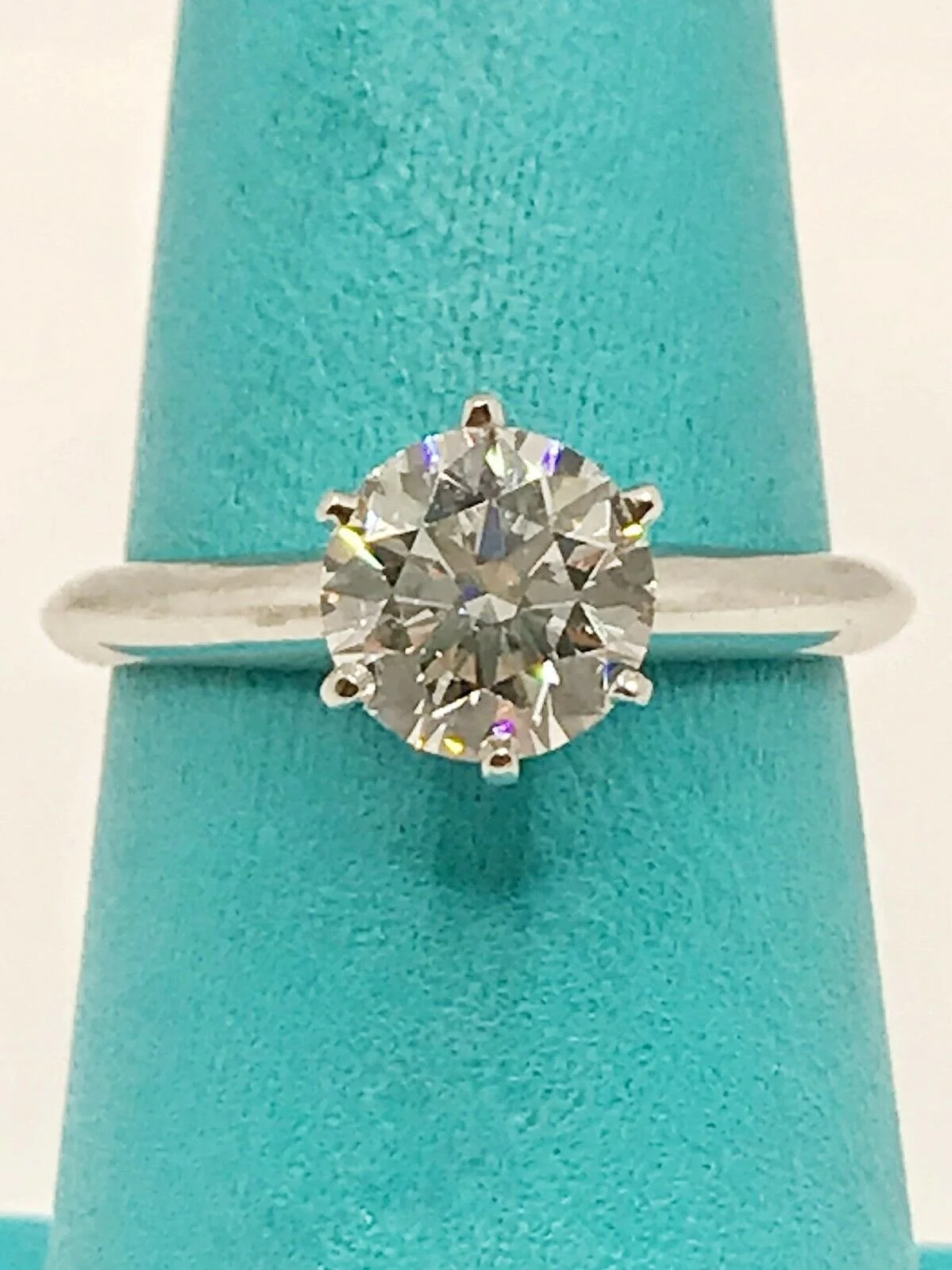 yhm9999　ティファニー　グッチ　２点 Tiffany & Co. G-VVS2 Triple Excellent 1.27ct Diamond PT