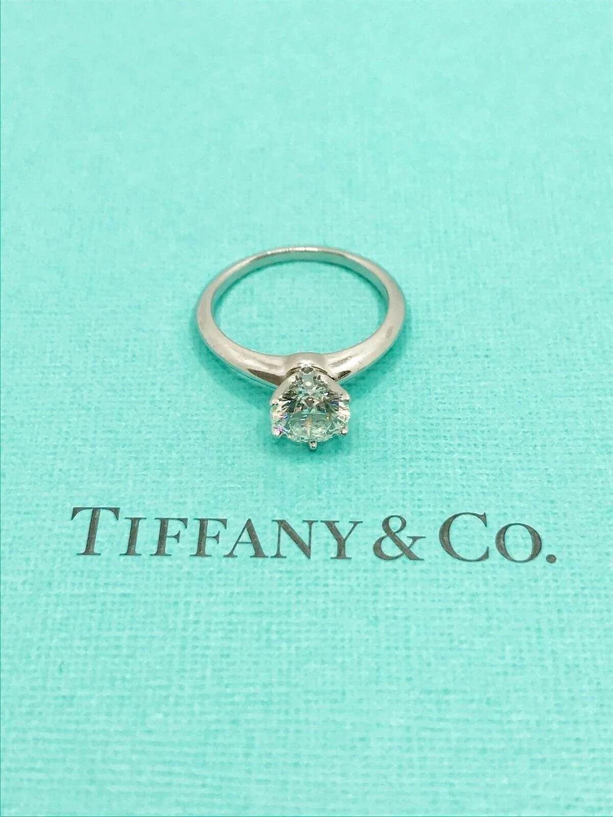 yhm9999　ティファニー　グッチ　２点 Tiffany & Co. G-VVS2 Triple Excellent 1.27ct Diamond PT