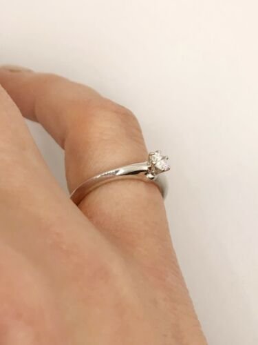 Classic 4 Prong Tiffany Style Engagement Ring - PureGemsJewels