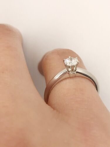 Tiffany & Co. 5.35 CTW Emerald Cut Diamond Platinum Soleste Halo Engagement  Ring | Wilson's Estate Jewelry