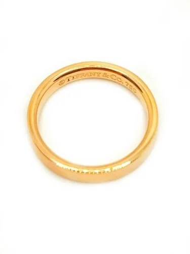 Tiffany 18KRG 2mm Flat Essential Wedding Band Size — DeWitt's  Diamond Gold Exchange
