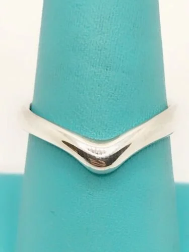 Tiffany & Co. Elsa Peretti Sterling Silver Curved & Wavy  display picture 2