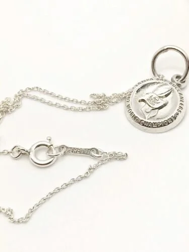 Tiffany & Co. SS Tampa Bay 2002 World Champions Charm Necklace 15 