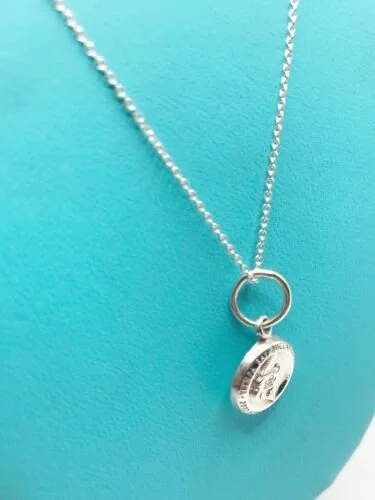 Tiffany & Co. SS Tampa Bay 2002 World Champions Charm Necklace 15 