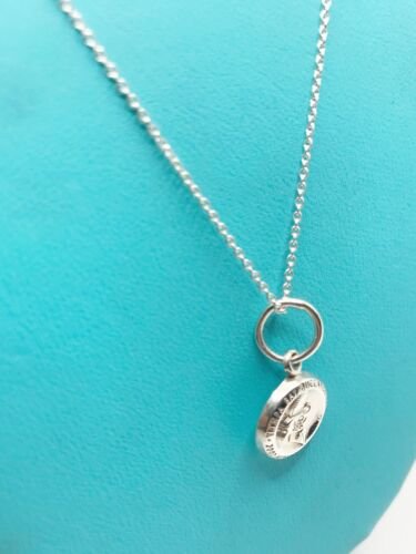 Tiffany & Co. Sterling Silver Nike NWM SF 07 Charm Necklace 16.25 Chain  — DeWitt's Diamond & Gold Exchange