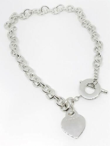 Tiffany & Co. | Jewelry | Tiffany Co Oval Please Return To Tiffanys  Sterling Silver Necklace | Poshmark