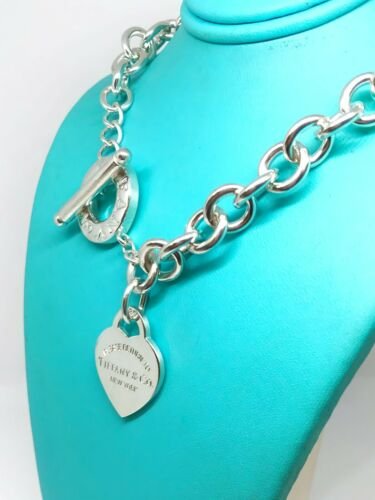 A Vintage Return to Tiffany Heart Tag Pendant/Charm