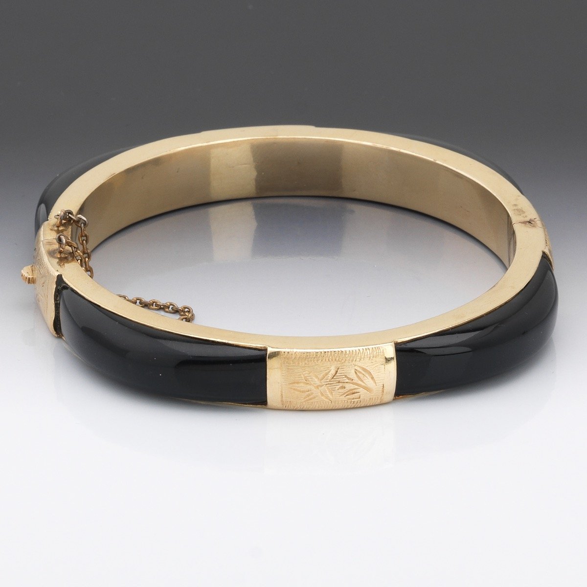 10k Yellow Gold Diamond Wave Anniversary Bangle Bracelet by Heng Ngai - A&V  Pawn