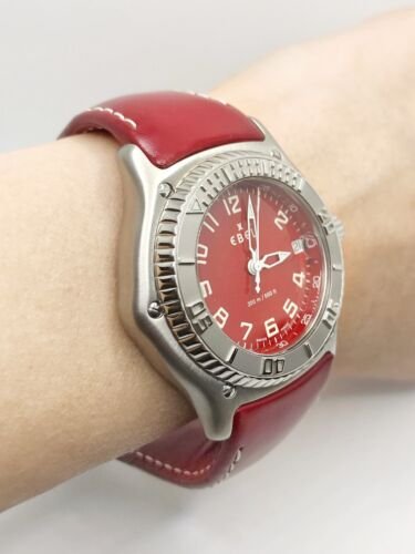 Ebel Red on Red 39mm Discovery Quartz Stainless Water  display picture 3