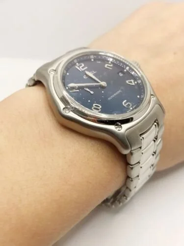 EBEL 1911 Blue Dial Stainless Steel Men's Automatic Watch with Display  Window — DeWitt's Diamond Gold Exchange