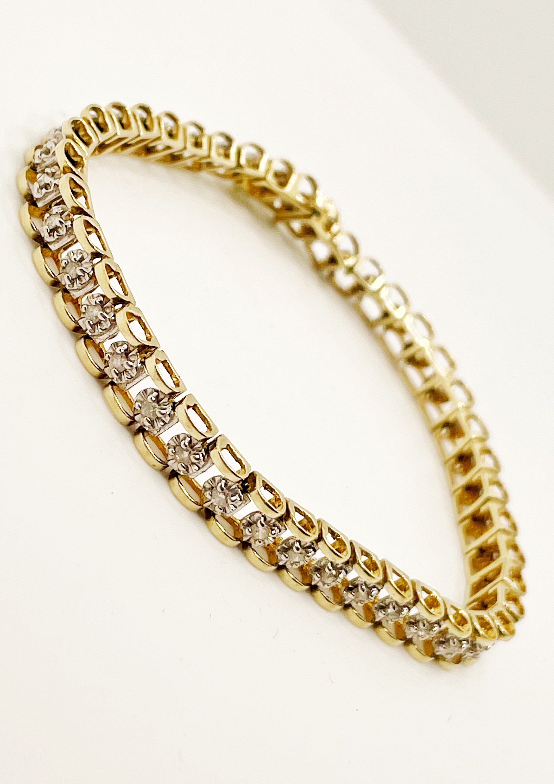 10K White Gold 1.00 cttw Diamond Tennis Bracelet - Dana Dow Jewellers
