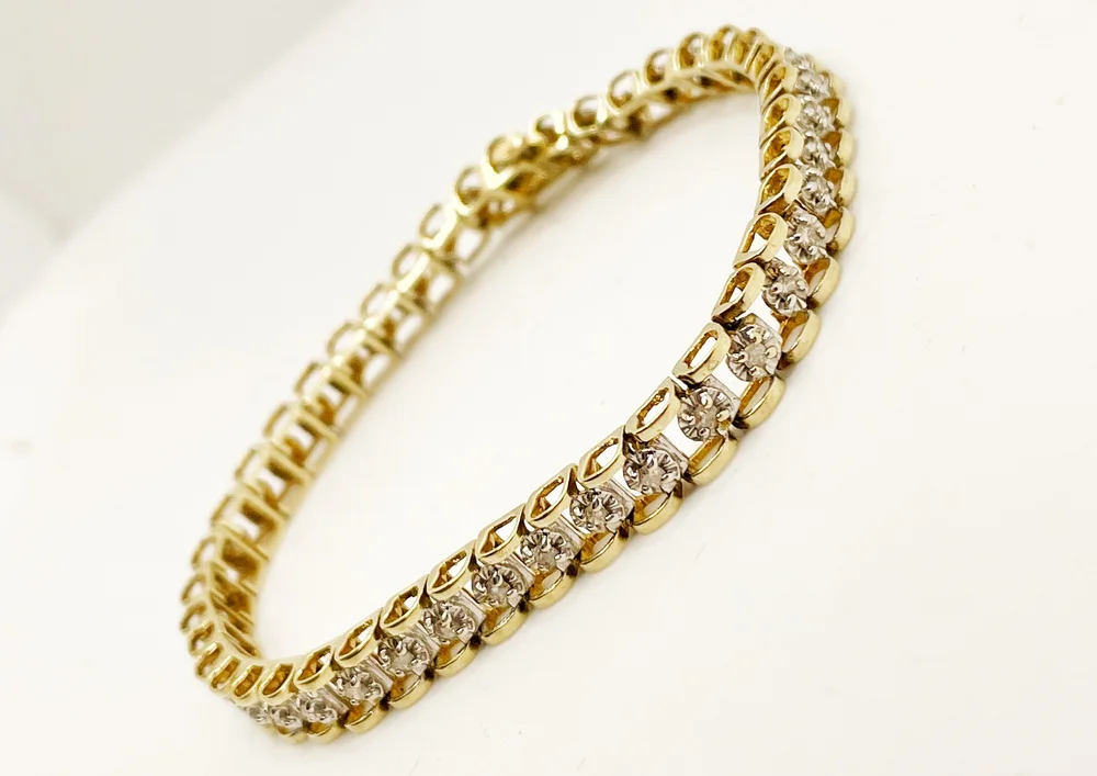 10K Diamond Tennis Bracelet — DeWitt's Diamond Gold Exchange