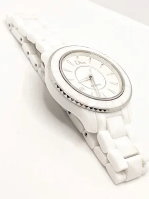 Christian Dior VIII White Ceramic Swiss Automatic Watch — DeWitt's