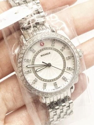 Sidney Stainless-Steel Diamond

$ 1,995.00  Michele Michele Sidney Two-Tone Stainless Steel Watch, Diamond Dial  main image 3