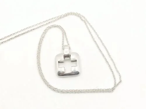 Tiffany Sterling Silver Roman Cross Necklace 16