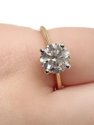 Blue Nile 14K Rose Gold GIA Certified Carat Diamond Engagement Ring —  DeWitt's Diamond Gold Exchange