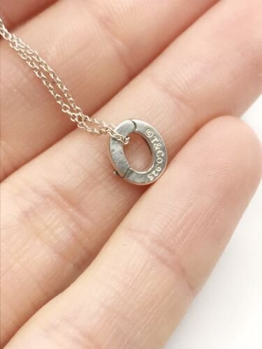 Tiffany & Co Sterling Silver Bracelet Necklace Link Oval Clasp