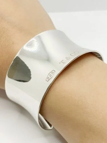 Tiffany 1837 Collection Sterling Silver Wide Cuff — DeWitt's Diamond  Gold Exchange