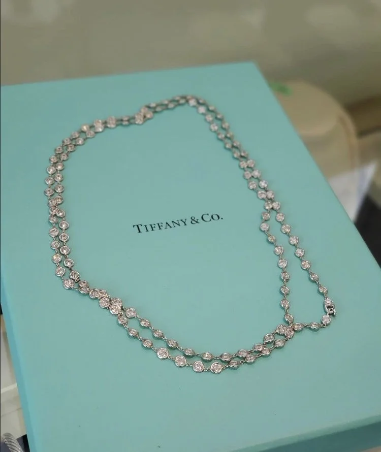 Tiffany Elsa Peretti Diamonds by the Yard Necklace﻿ — DeWitt's  Diamond Gold Exchange