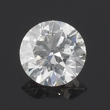 Diamant Moissanite 1.2 Carats Ronde - Couleur D - Certificat GRA Avec Inscription Laser