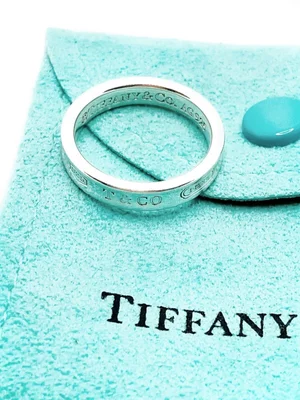 Tiffany & Co. 1837 Collection Sterling Silver Narrow Ring Size 6 