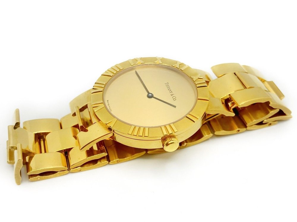 Tiffany & Co. Atlas Watch 18k Gold Tiffany & Co. Atlas 18k Yellow Gold Watch 33mm 8.3 main image 3