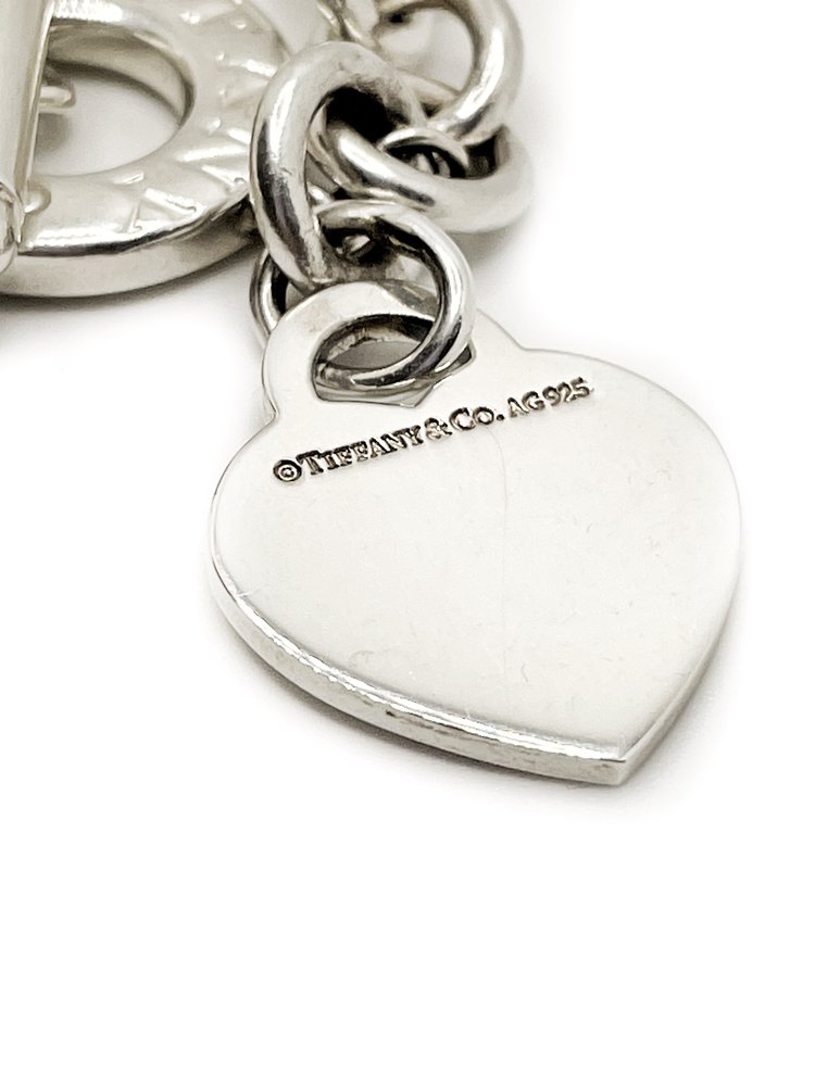 Tiffany & Co. - 19 Please Return Sterling Silver Heart Tag Toggle Necklace