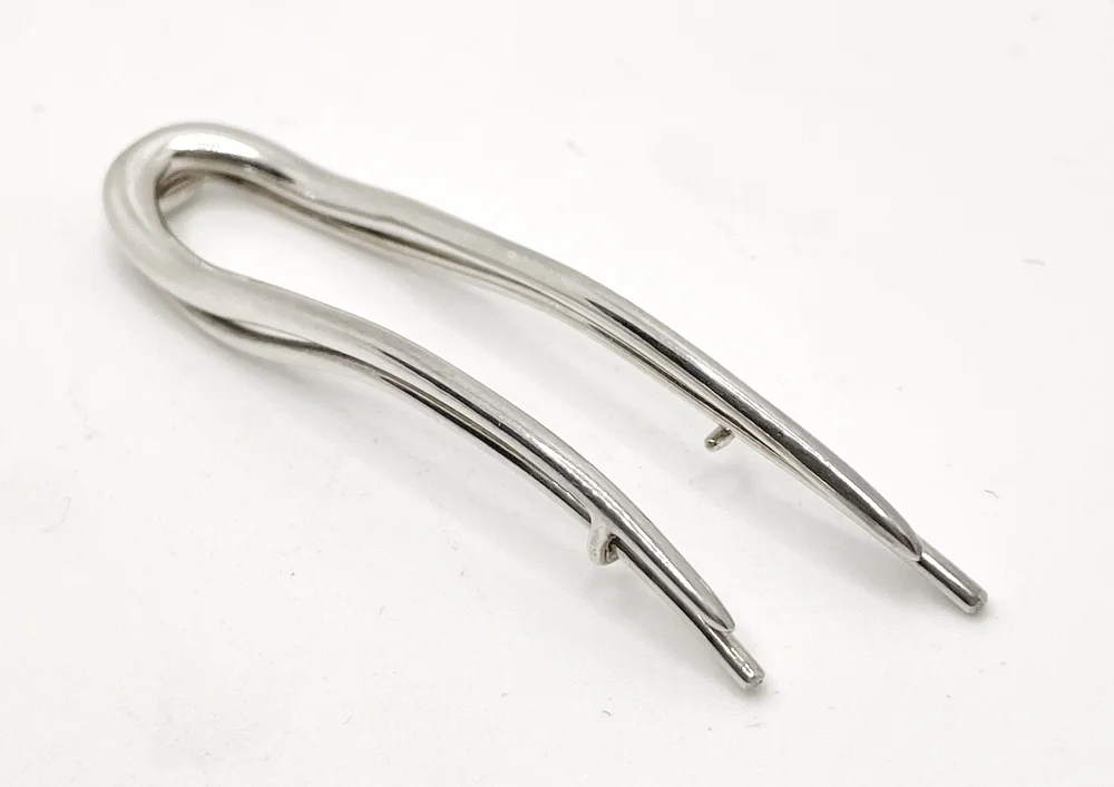 Tiffany & Co. Silver Hair Clip﻿ — DeWitt display picture 3