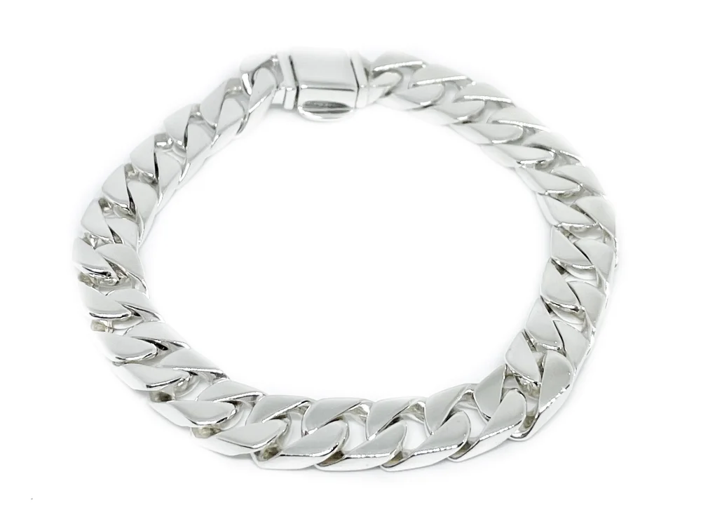 Tiffany & Co. Men's Square Curb Link Bracelet — DeWitt's Tiffany & Co. Men's Square Curb Link Bracelet — DeWitt's