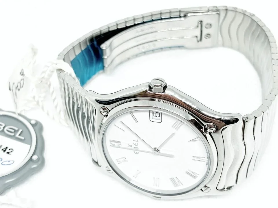 Ebel Wave 37mm White Dial Stainless Steel Watch 7.5  display picture 1