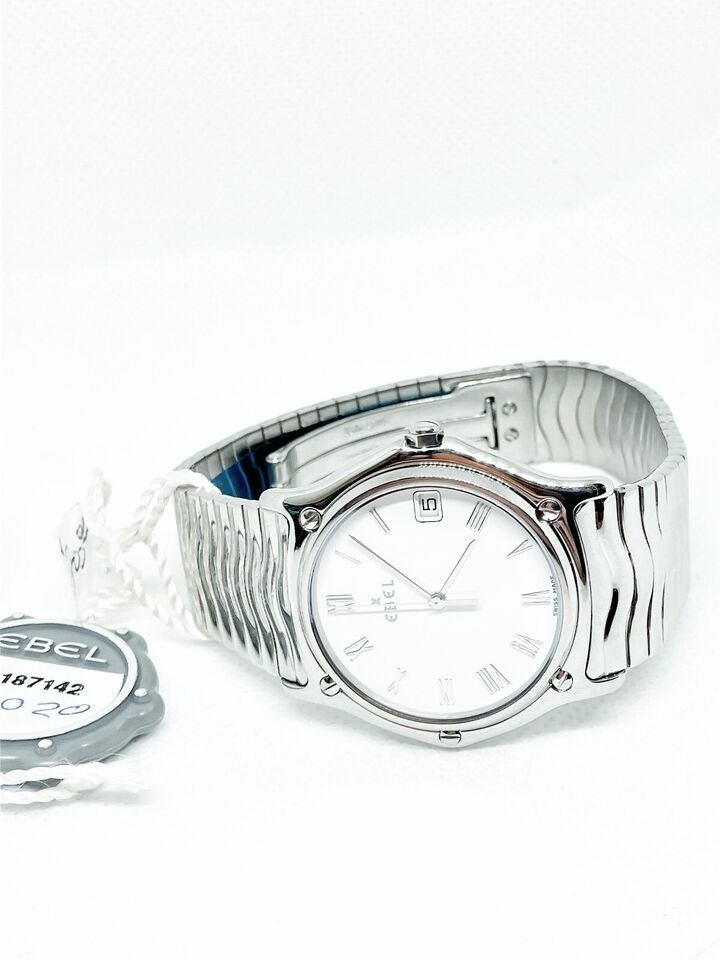 Ebel Wave 37mm White Dial Stainless Steel Watch 7.5  display picture 1