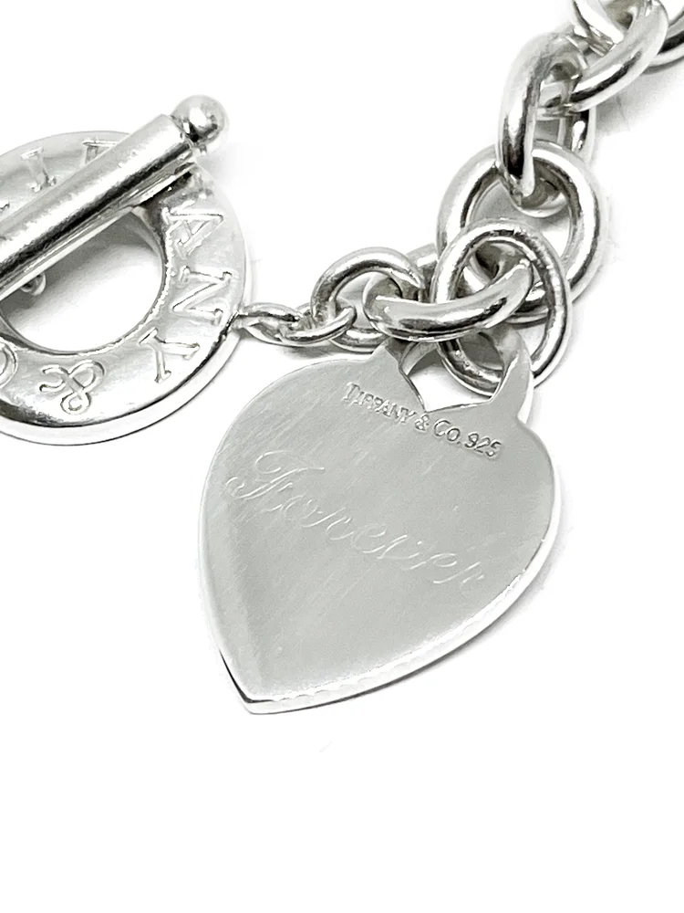 Tiffany Heart Toggle Necklace Engraved 